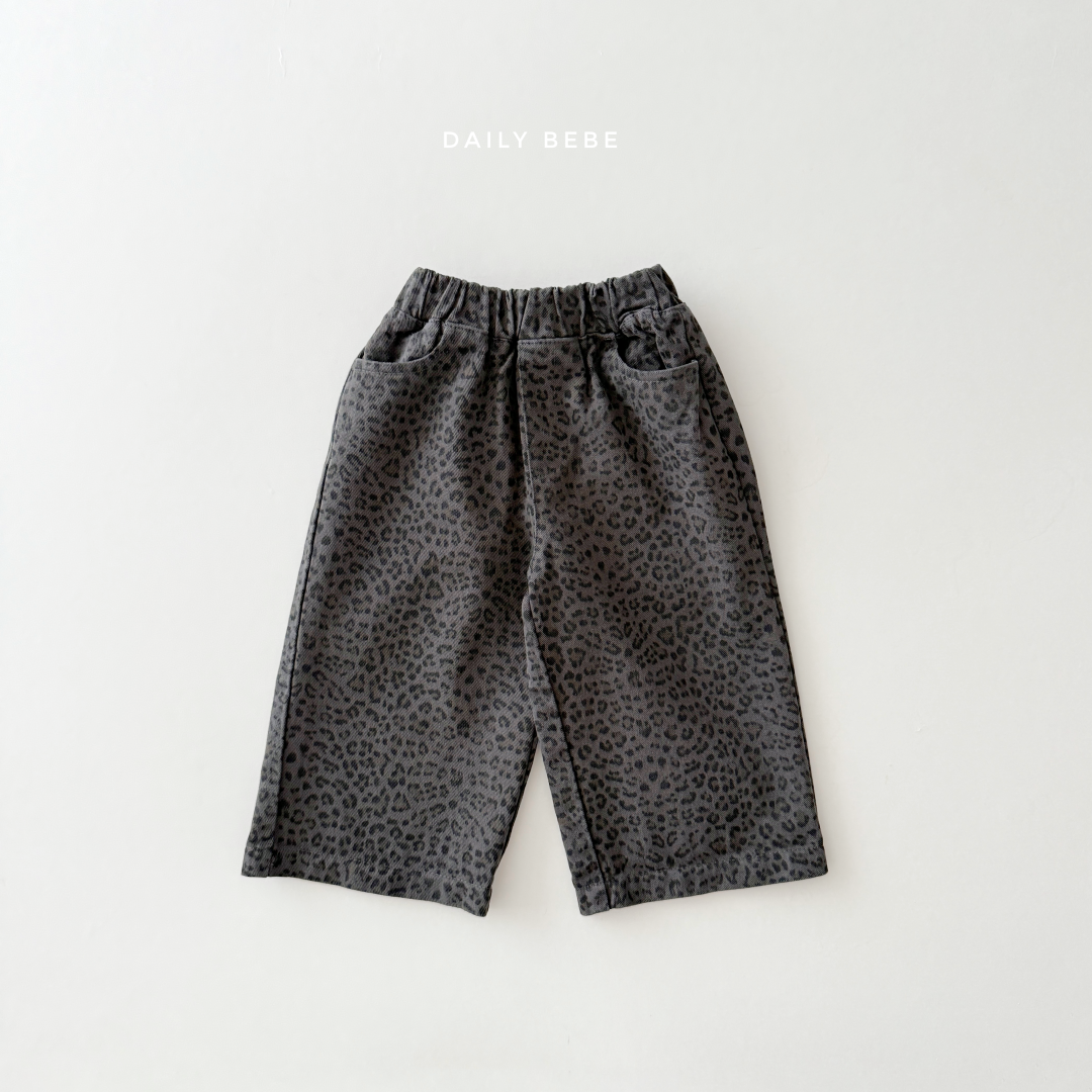 韓國童裝 26秋| DD45 Leopard Pants 長褲
