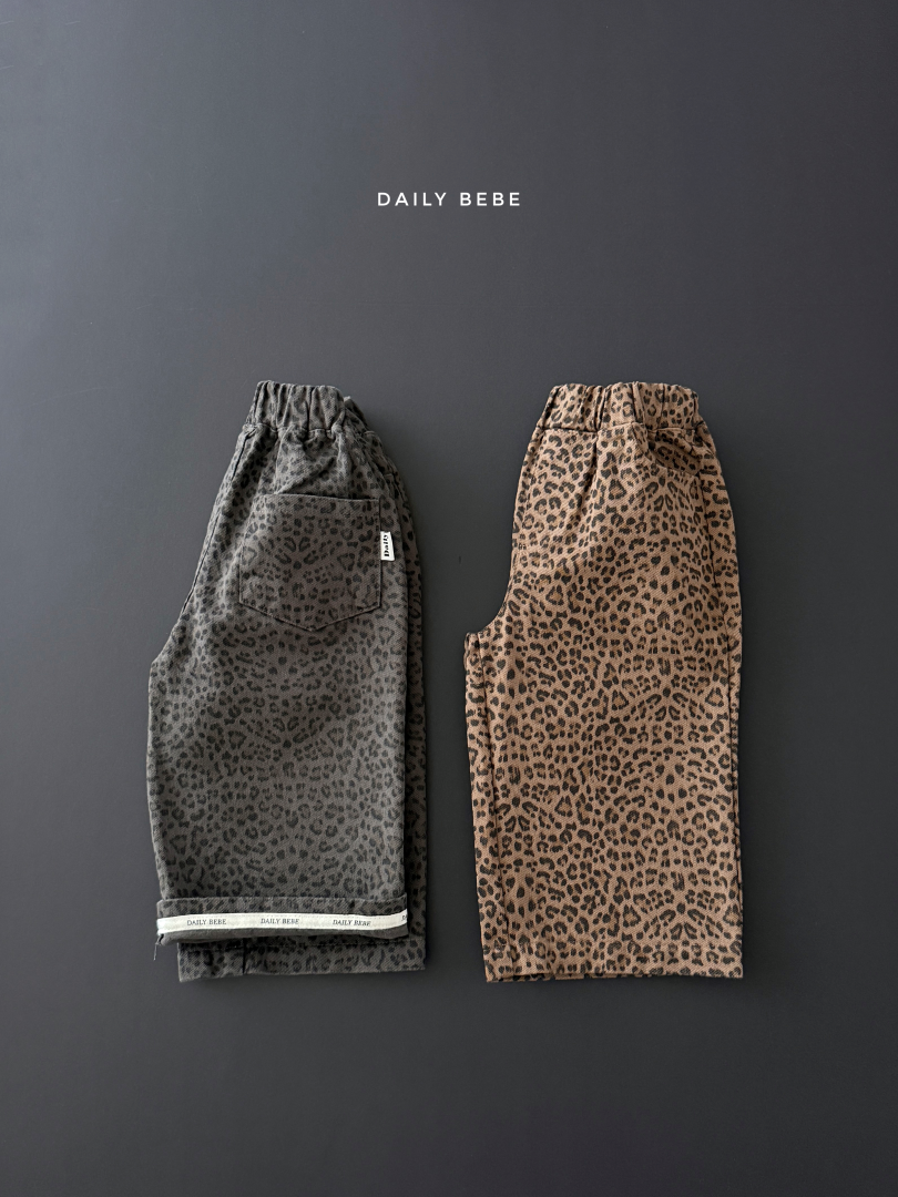 韓國童裝 26秋| DD45 Leopard Pants 長褲