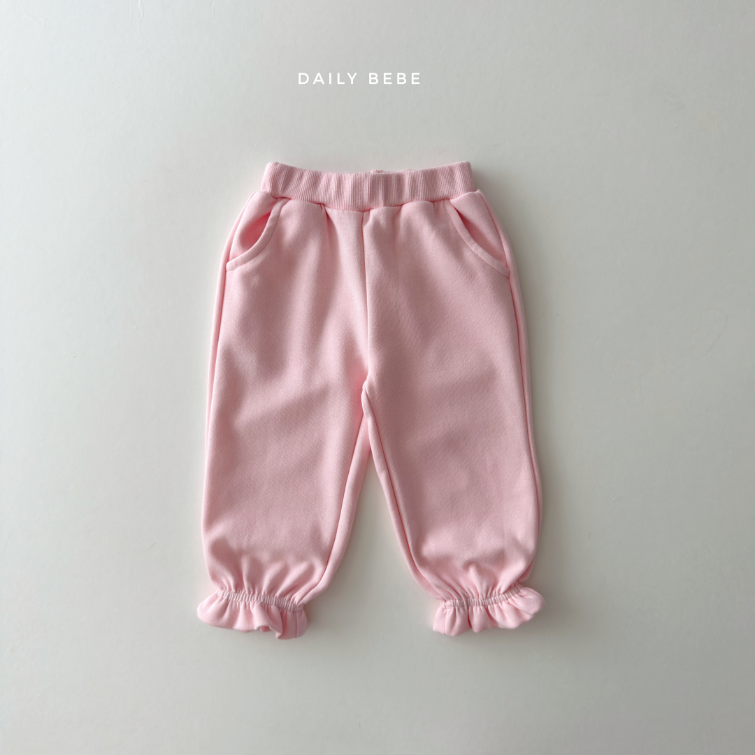 韓國童裝 26秋| DD37 Frill Jogger Pants 長褲