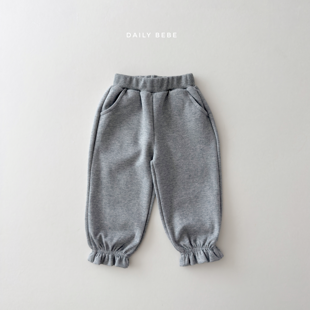 韓國童裝 26秋| DD37 Frill Jogger Pants 長褲