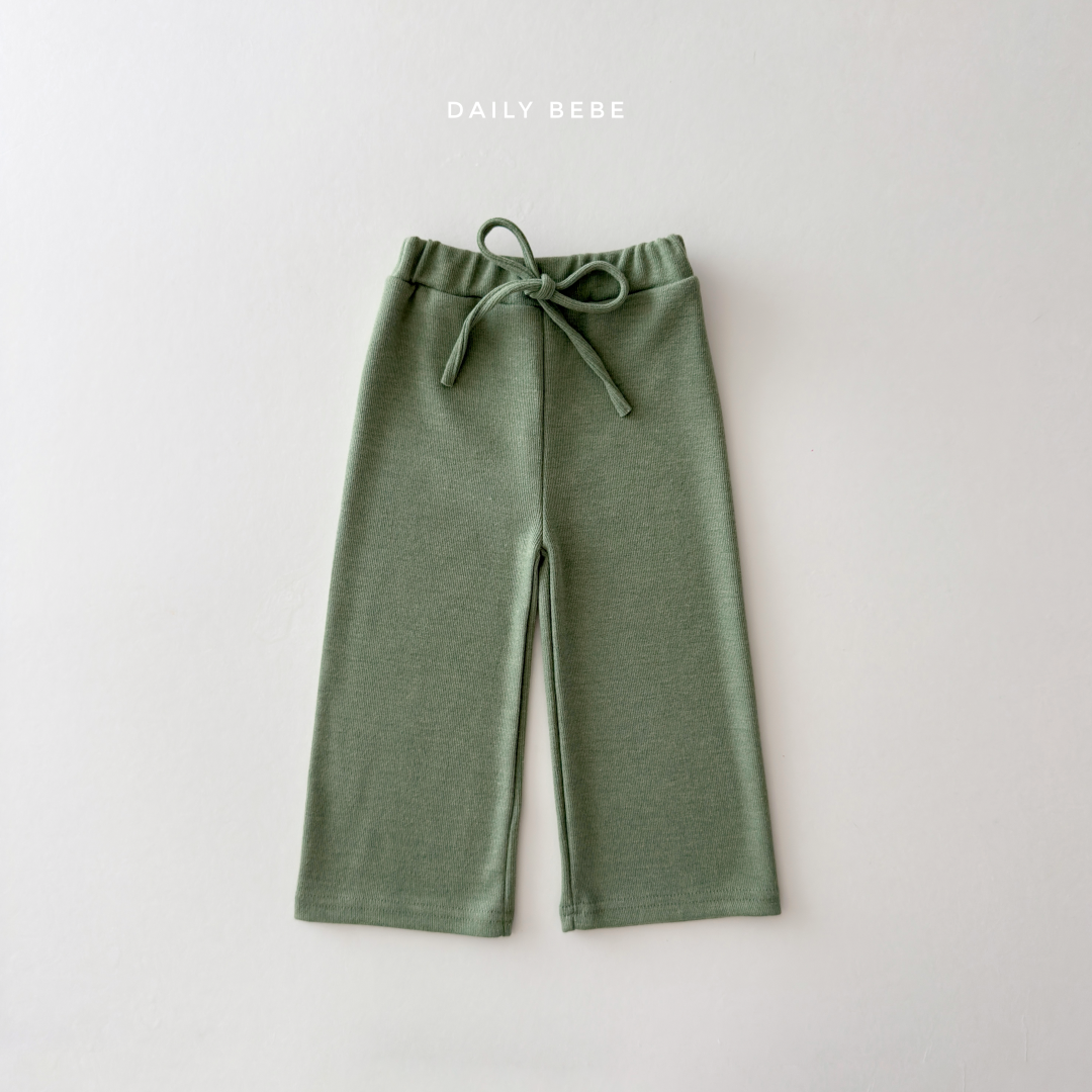 韓國童裝 26秋| DD36 Knit Wide Pants 長褲