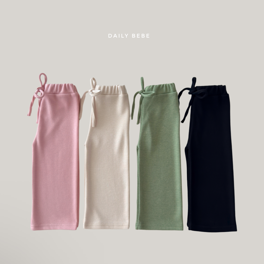 韓國童裝 26秋| DD36 Knit Wide Pants 長褲