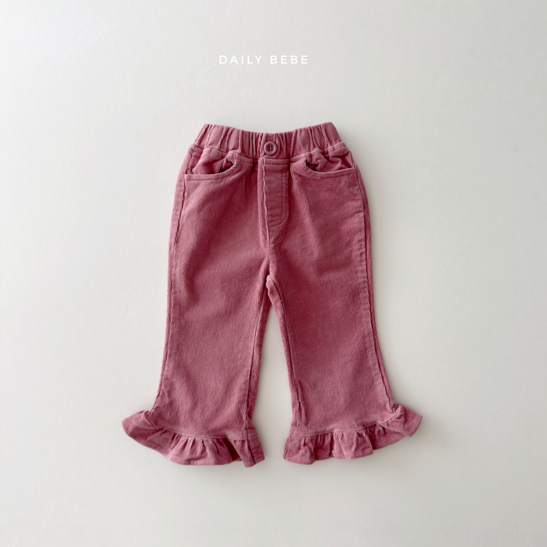 韓國童裝 26秋| DD44 Corduroy Bootcut Pants 長褲