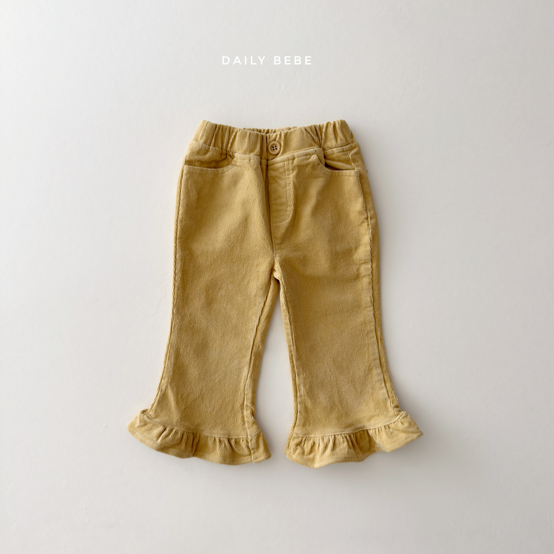 韓國童裝 26秋| DD44 Corduroy Bootcut Pants 長褲