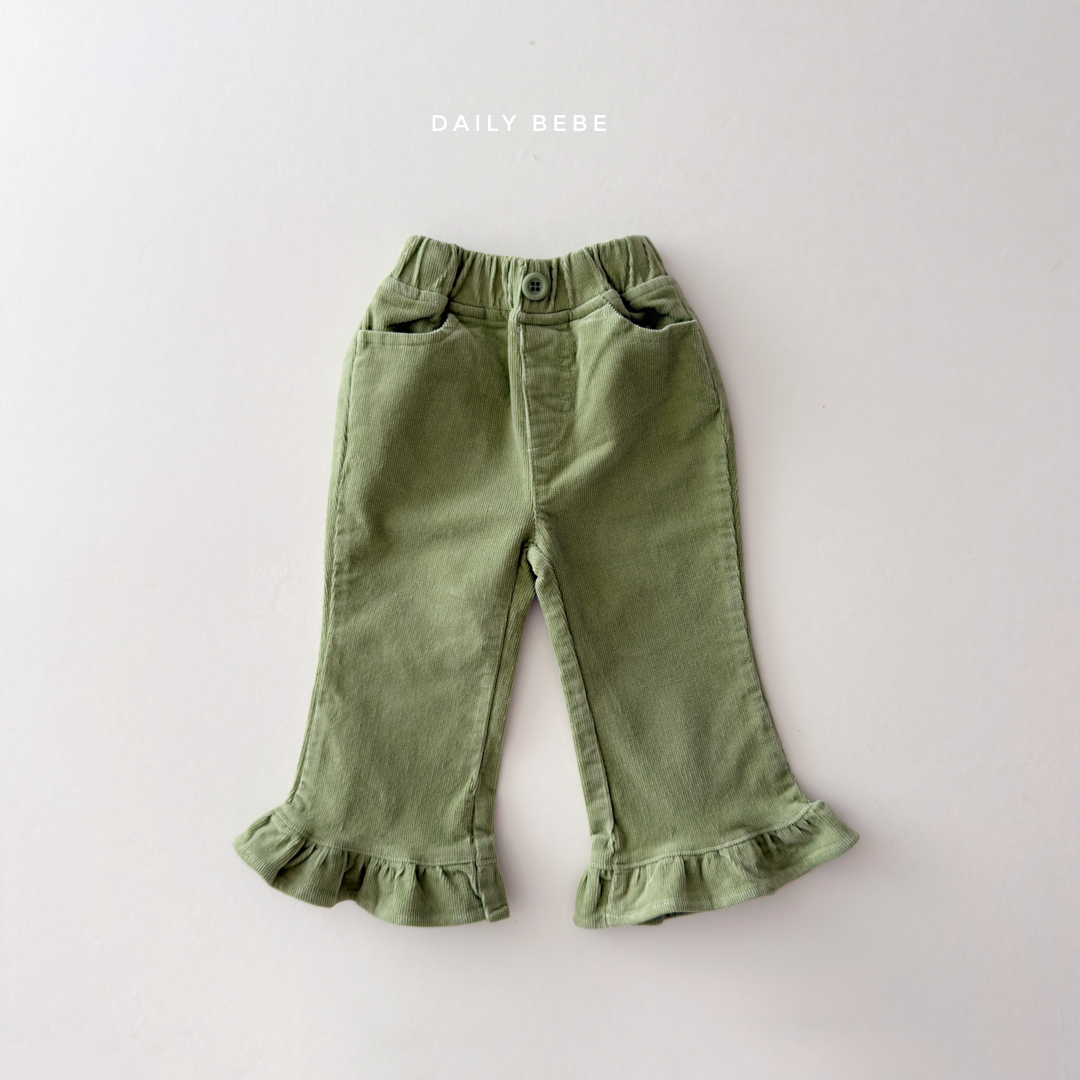 韓國童裝 26秋| DD44 Corduroy Bootcut Pants 長褲