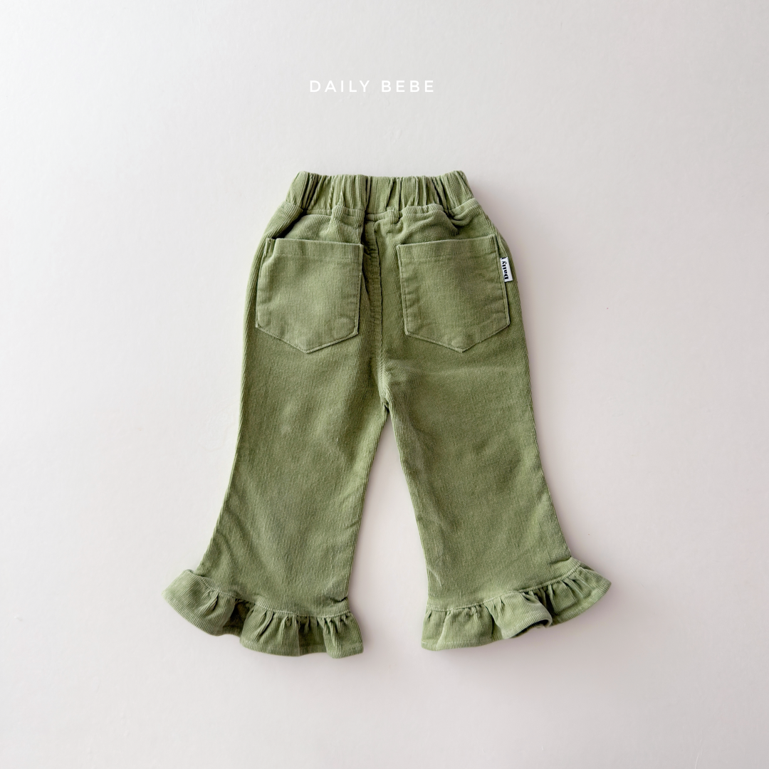 韓國童裝 26秋| DD44 Corduroy Bootcut Pants 長褲