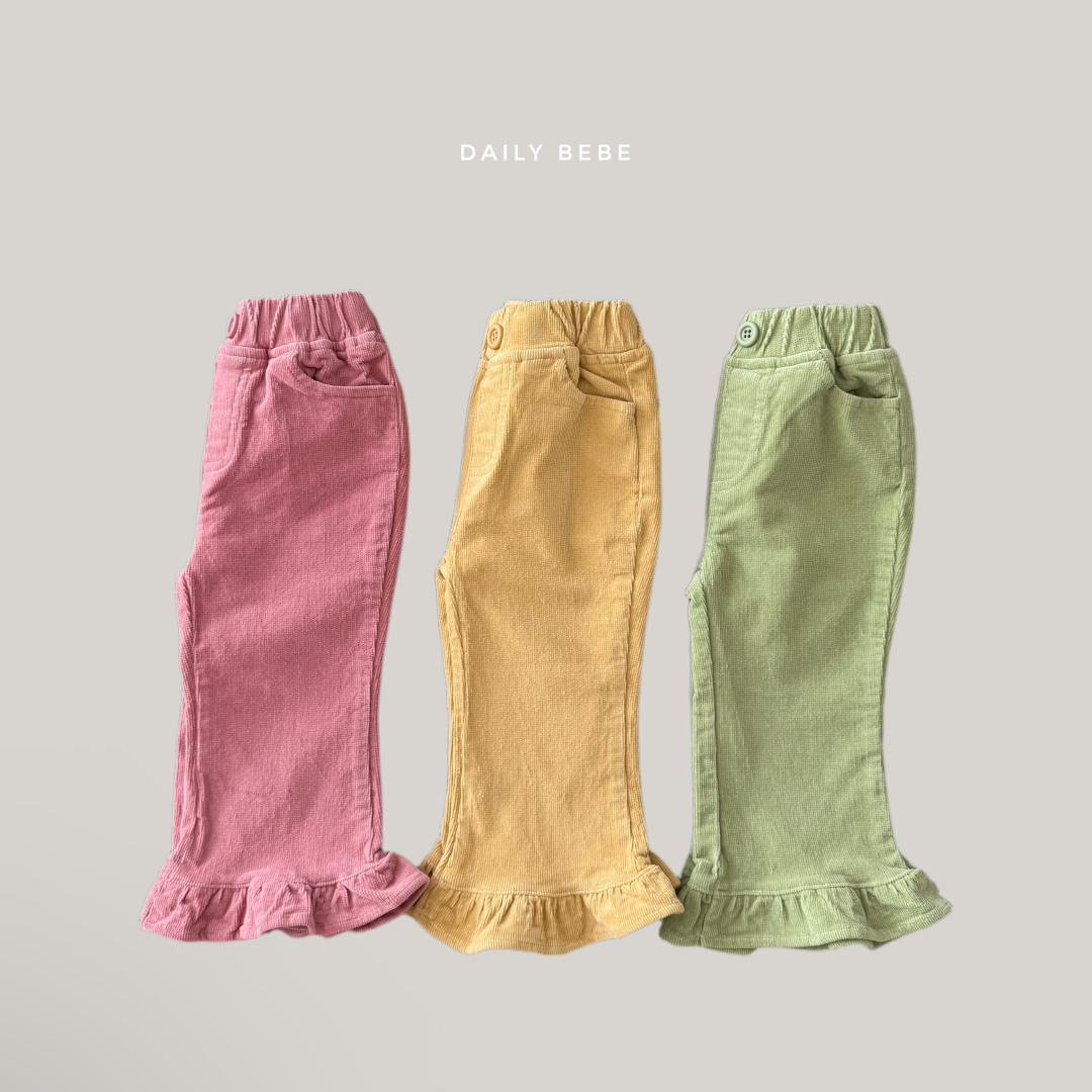 韓國童裝 26秋| DD44 Corduroy Bootcut Pants 長褲