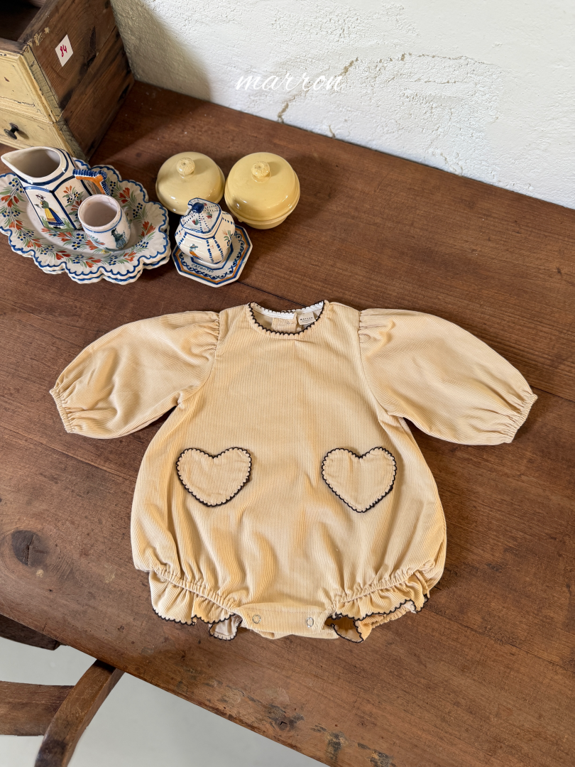 韓國童裝 26秋| MA42 Heart Suit 連身衣