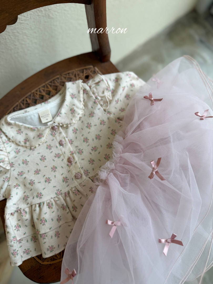 韓國童裝 26秋| MA15 French Blouse 上衣