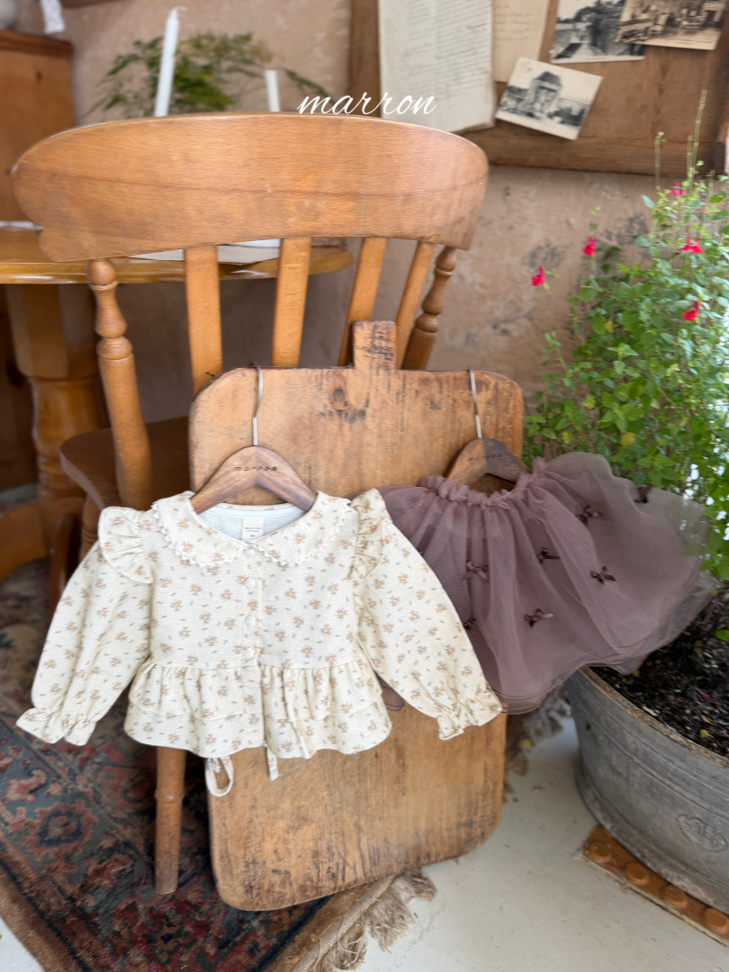韓國童裝 26秋| MA15 French Blouse 上衣