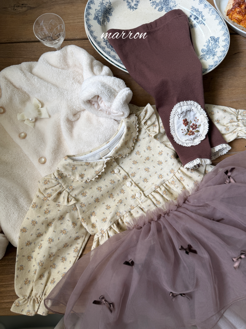 韓國童裝 26秋| MA15 French Blouse 上衣
