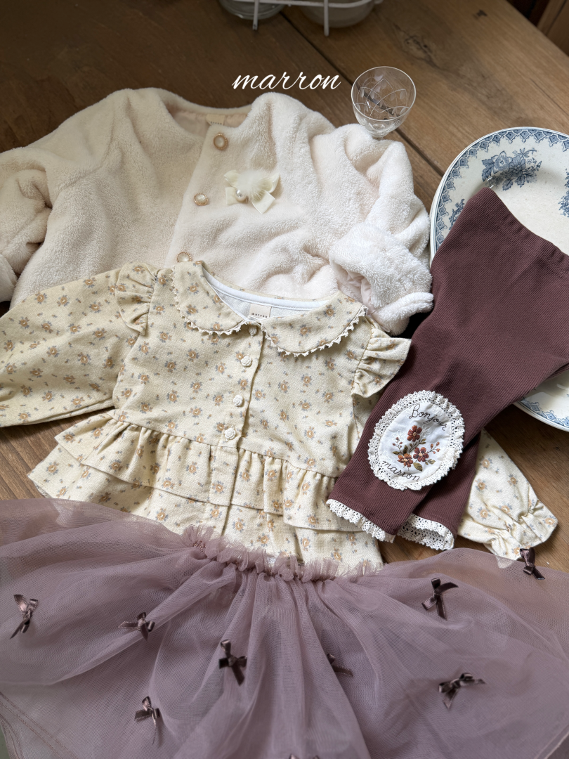 韓國童裝 26秋| MA15 French Blouse 上衣