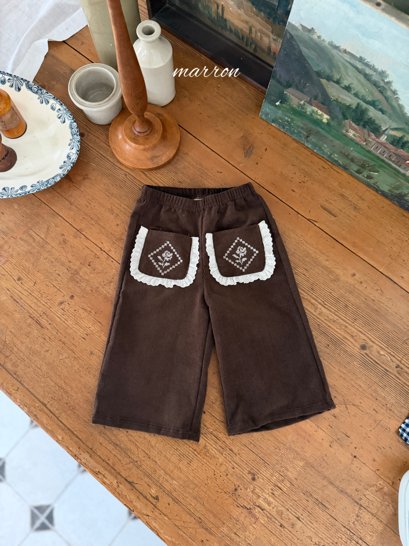 韓國童裝 26秋| MA23 Rose Pants 褲子