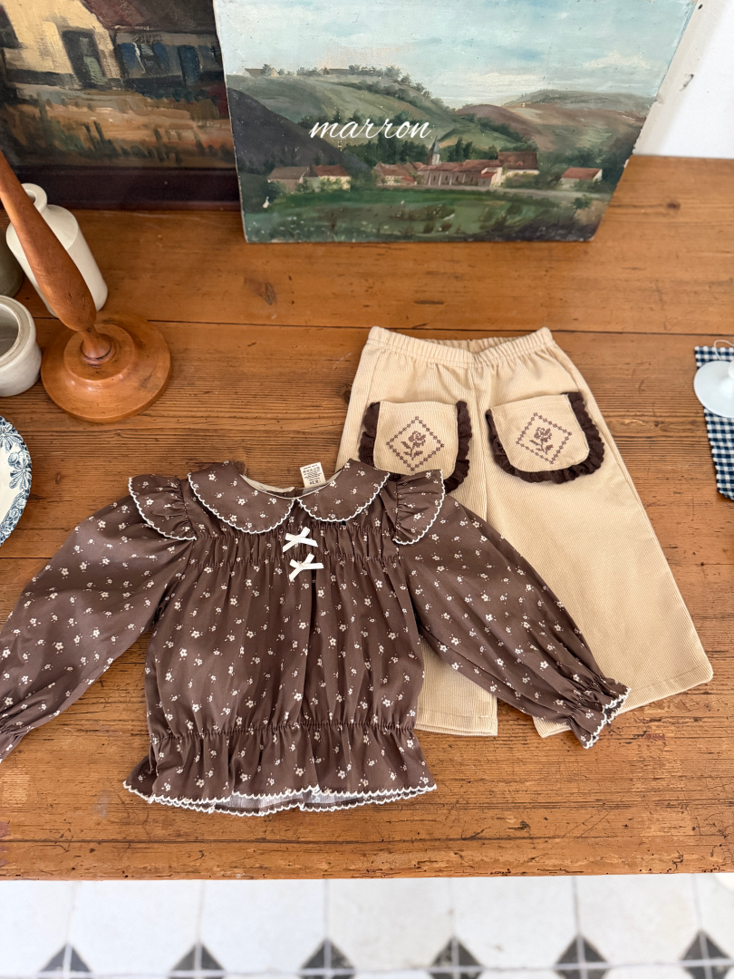 韓國童裝 26秋| MA18 Shine Blouse 上衣