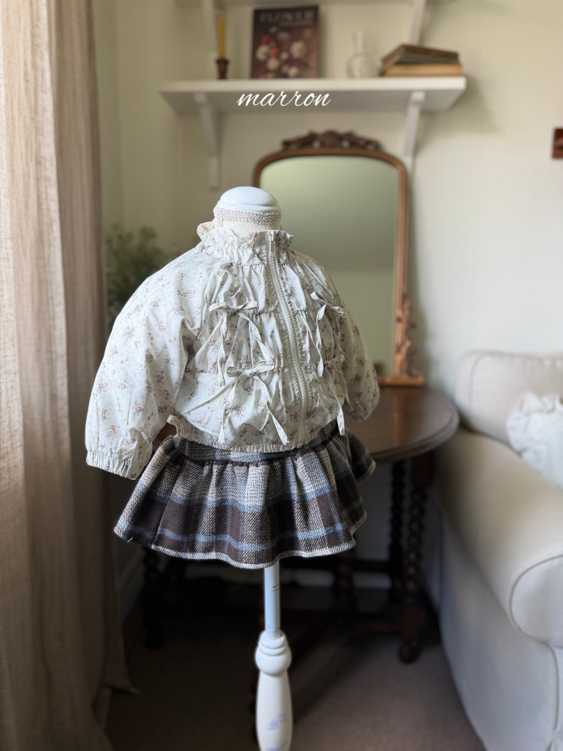 韓國童裝 26秋| MA03 Ribbon Windbreaker 外套