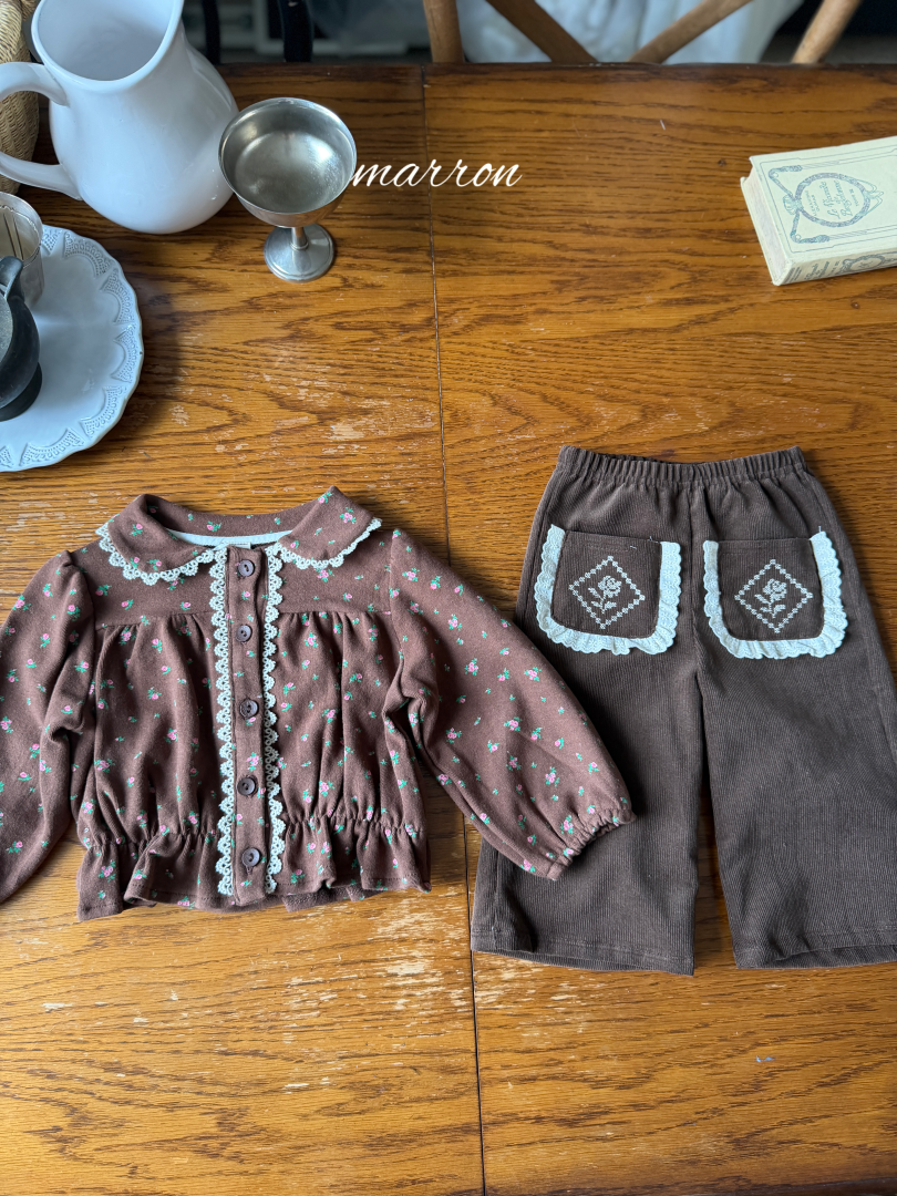 韓國童裝 26秋| MA23 Rose Pants 褲子