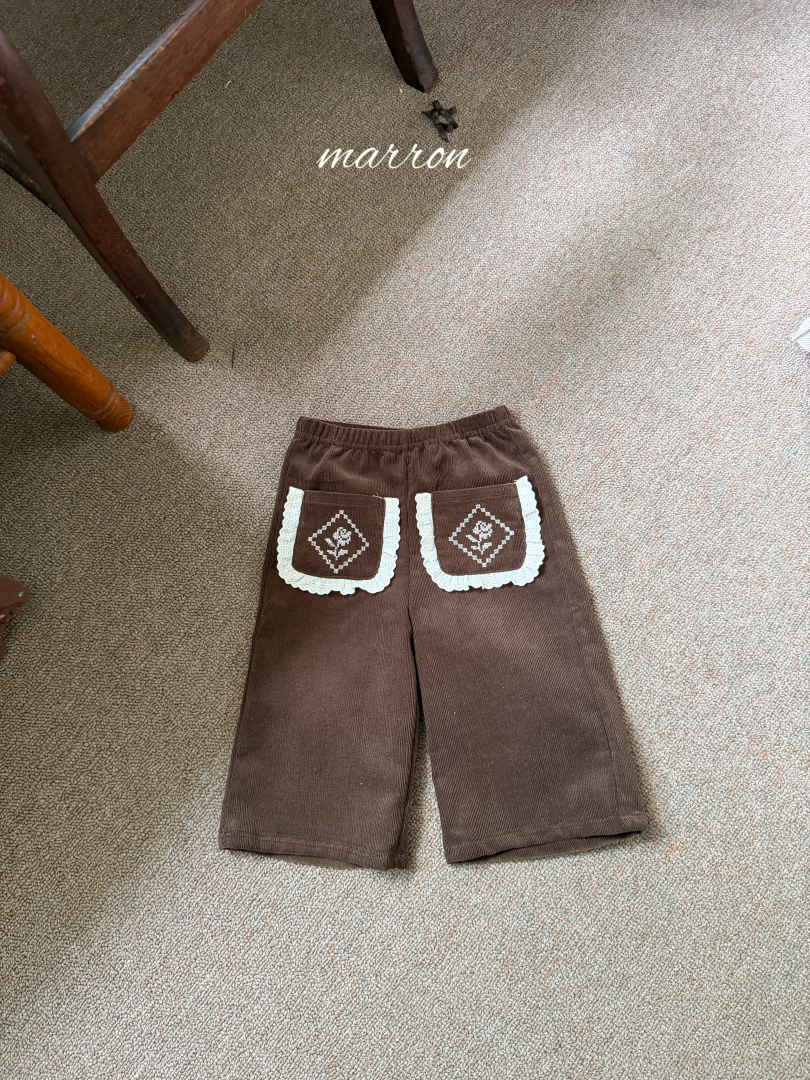 韓國童裝 26秋| MA23 Rose Pants 褲子