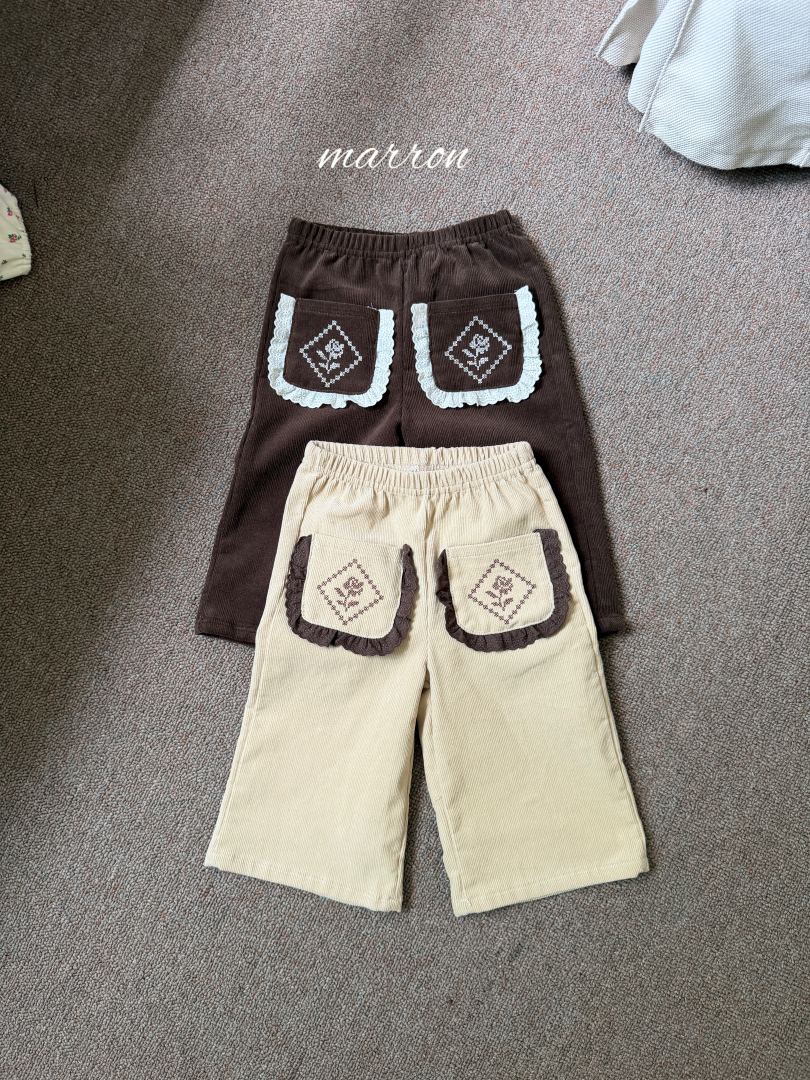 韓國童裝 26秋| MA23 Rose Pants 褲子