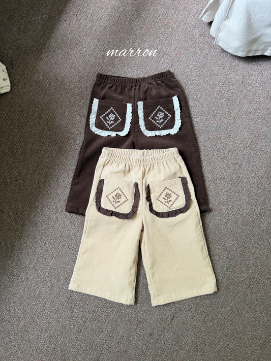 韓國童裝 26秋| MA23 Rose Pants 褲子