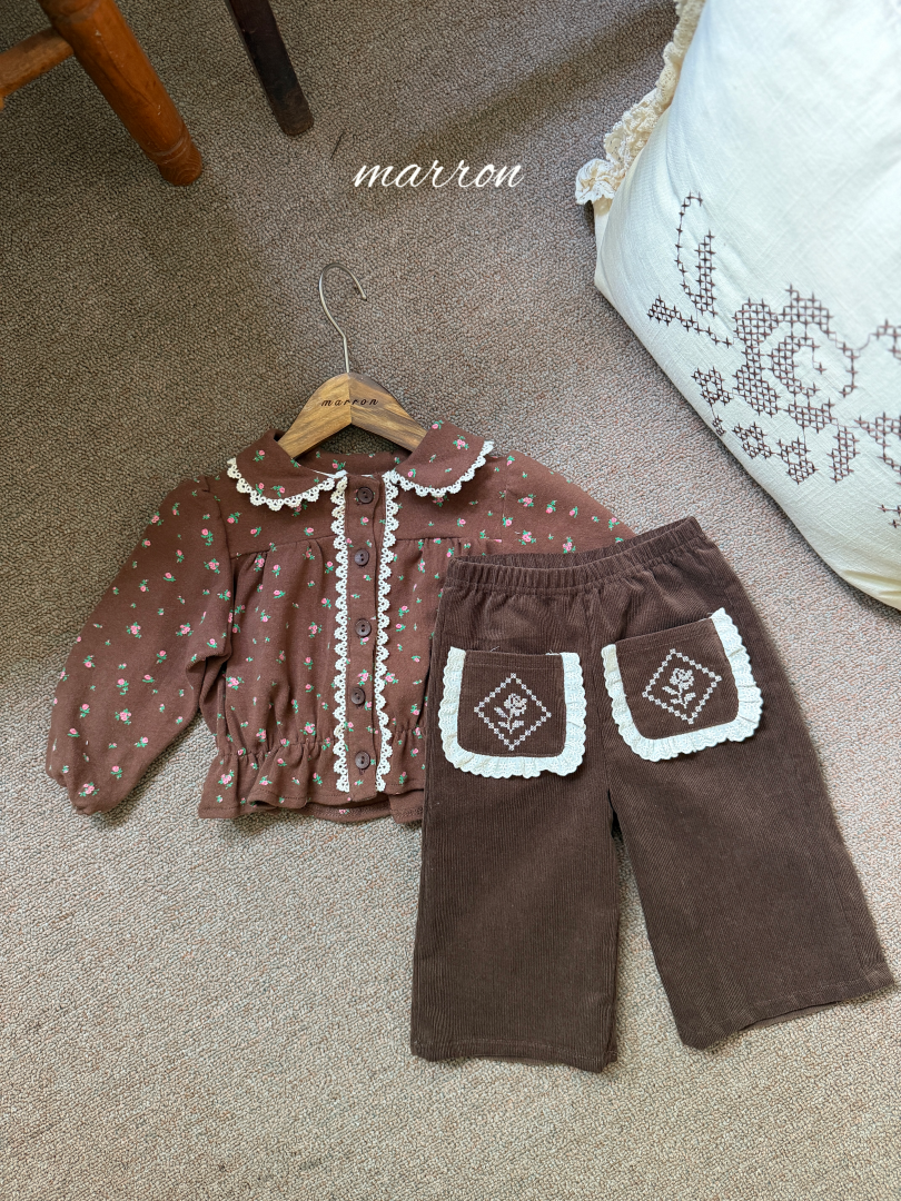 韓國童裝 26秋| MA23 Rose Pants 褲子