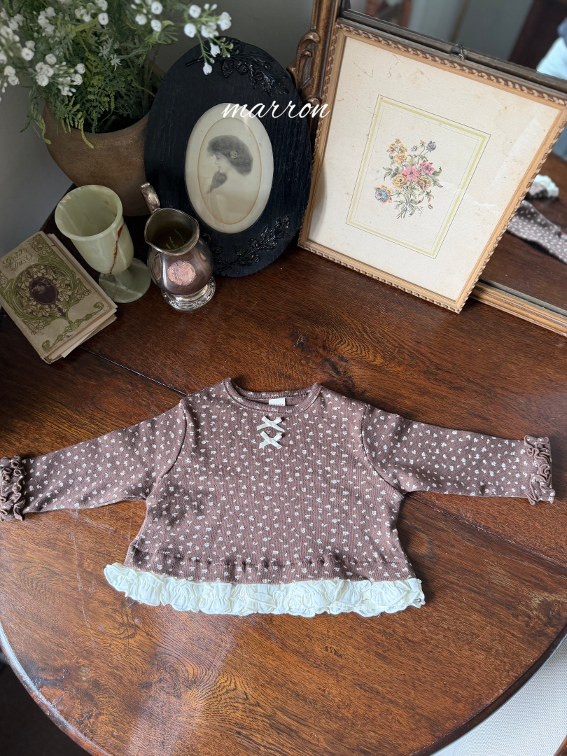 韓國童裝 26秋| MA11 Frill Tee 上衣