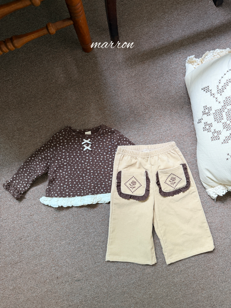 韓國童裝 26秋| MA11 Frill Tee 上衣