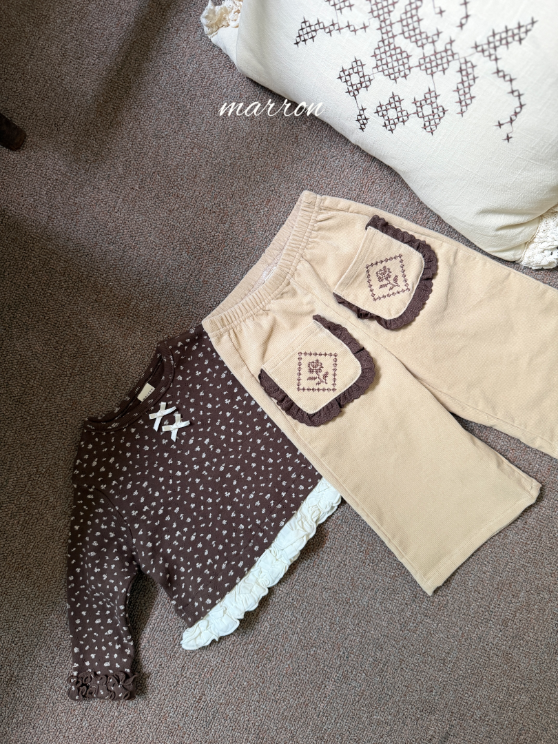 韓國童裝 26秋| MA11 Frill Tee 上衣