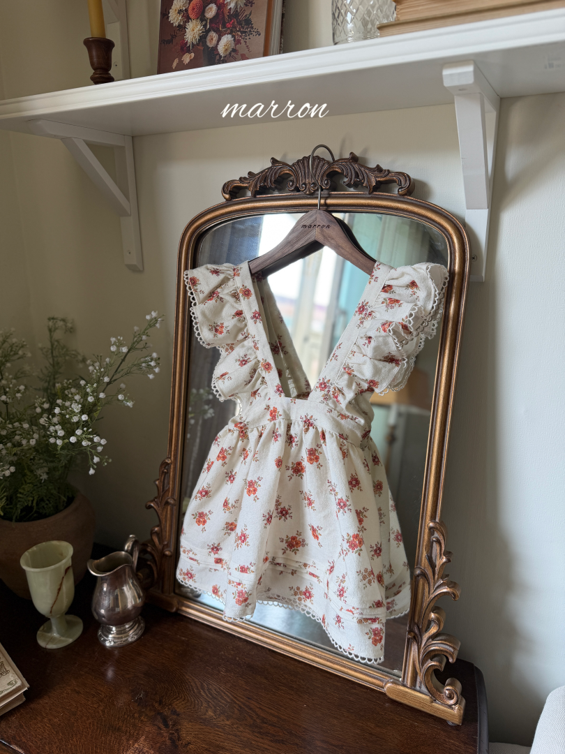 韓國童裝 26秋| MA37 Flower Apron 配飾