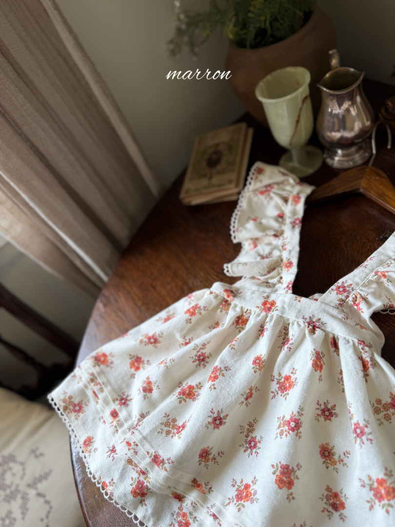 韓國童裝 26秋| MA37 Flower Apron 配飾
