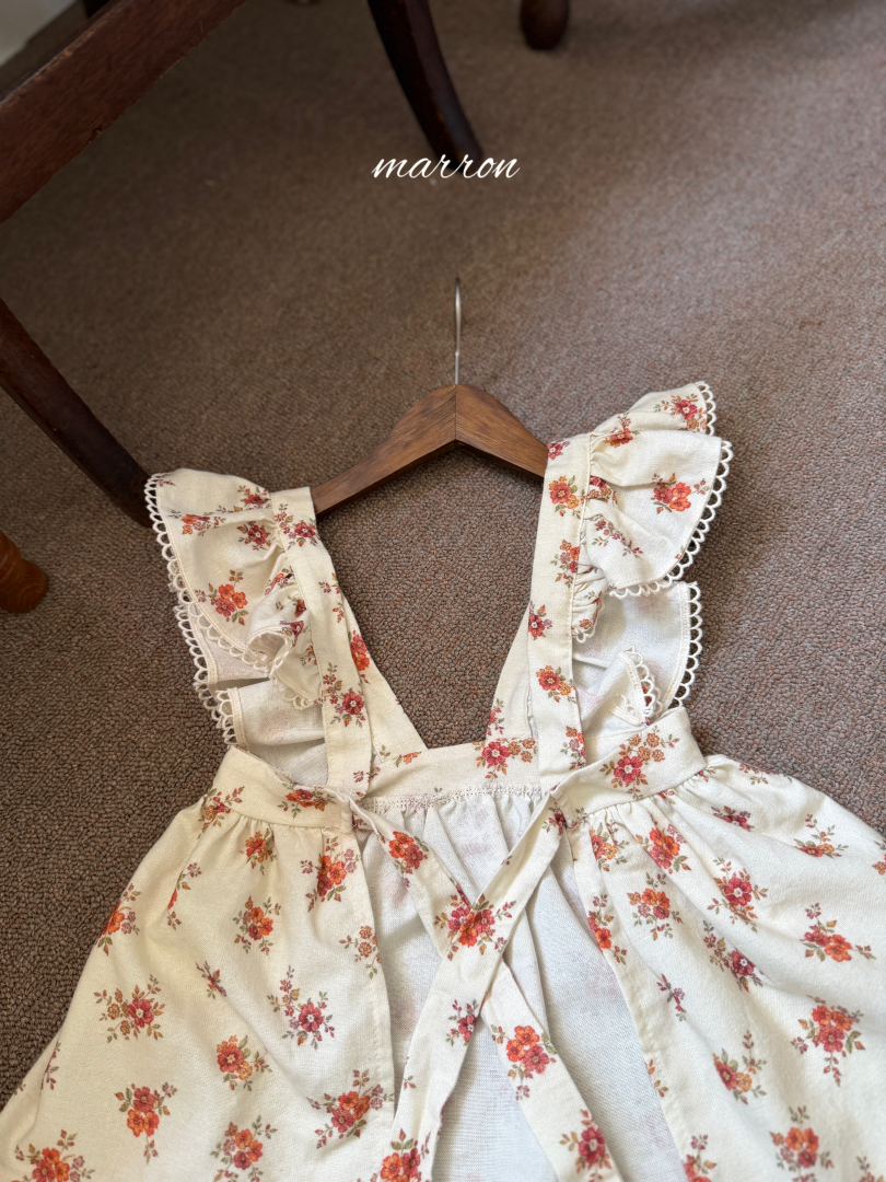 韓國童裝 26秋| MA37 Flower Apron 配飾