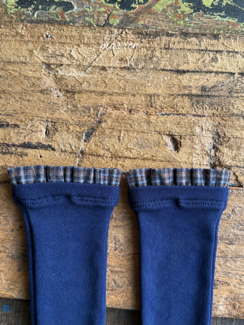 韓國童裝 26秋| MA73 Check Socks 配飾