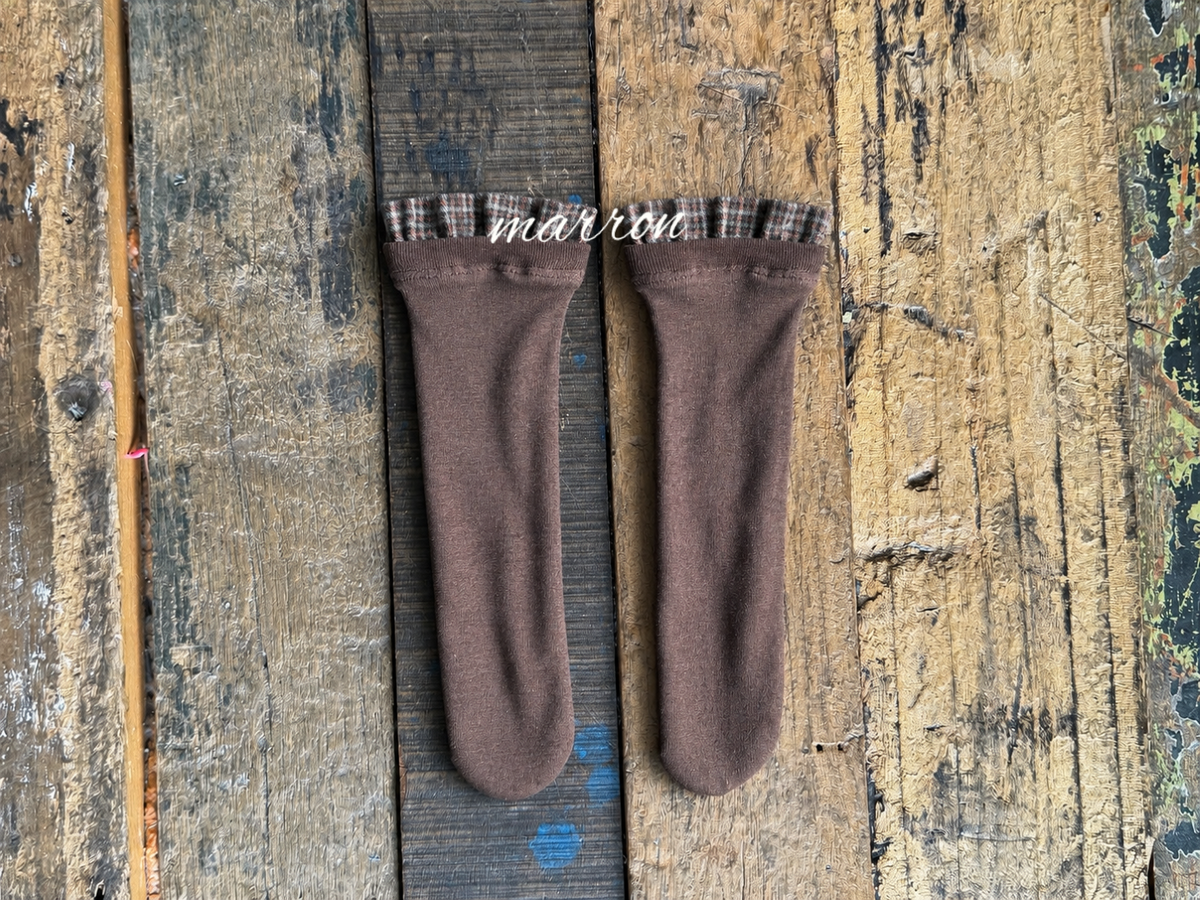 韓國童裝 26秋| MA73 Check Socks 配飾