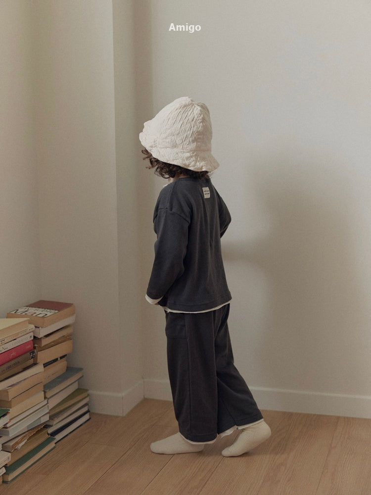 韓國童裝 26秋| AM27 Layered Pants 長褲 (80-120)