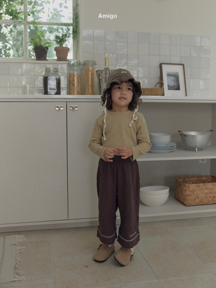 韓國童裝 26秋| AM37 Wide Pants 長褲 (80-120)