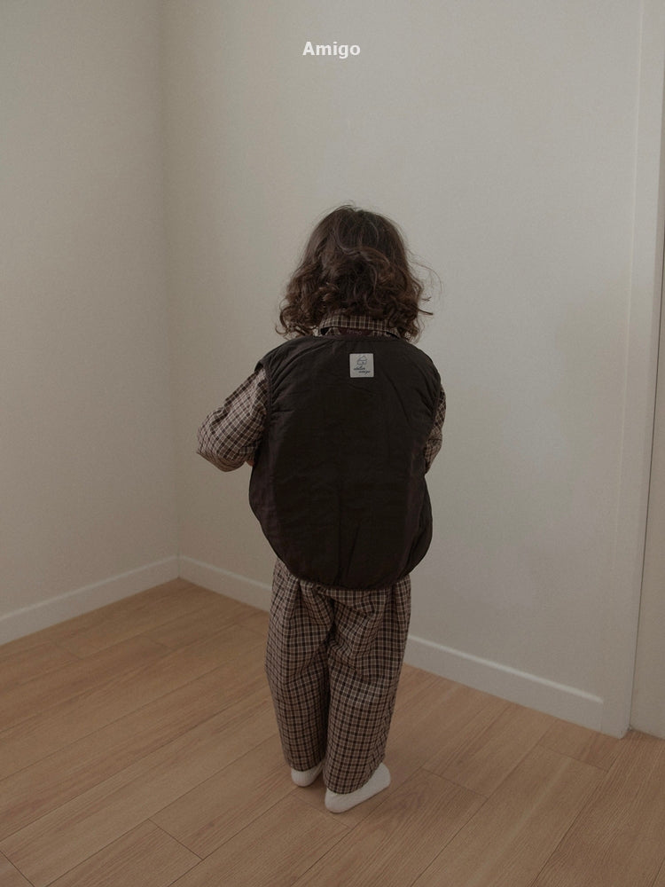 韓國童裝 26秋| AM02 Balen Quilted Vest 背心  (80-120)
