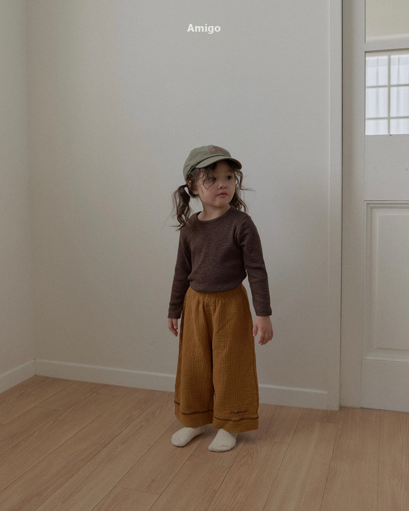韓國童裝 26秋| AM37 Wide Pants 長褲 (80-120)