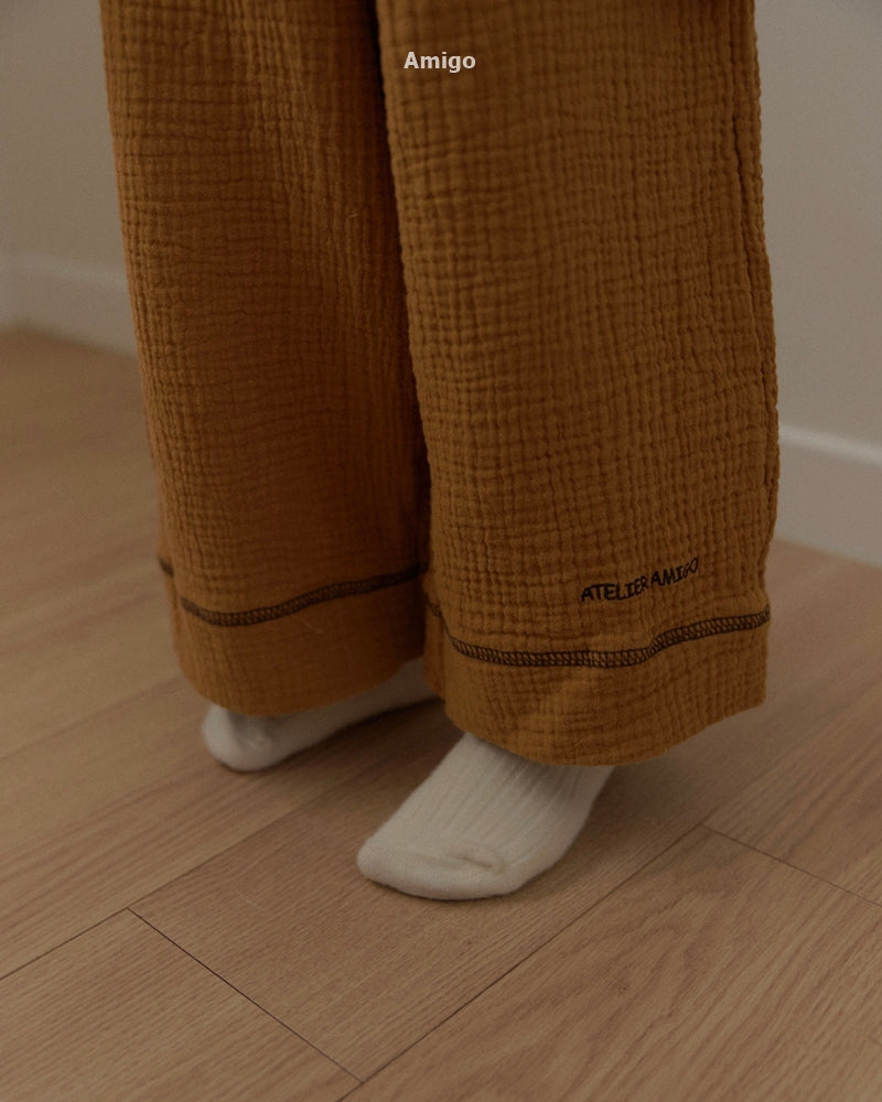 韓國童裝 26秋| AM37 Wide Pants 長褲 (80-120)