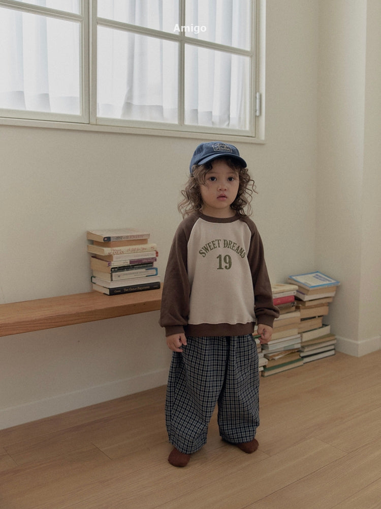 韓國童裝 26秋| AM39 Domino Check Pants 長褲 (80-120)