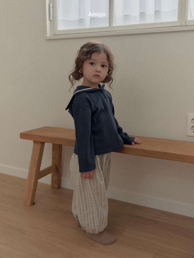 韓國童裝 26秋| AM18 Coco Sailor T-shirt 上衣 (80-120)