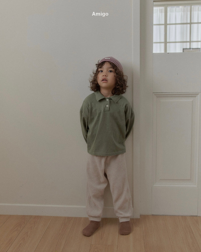 韓國童裝 26秋| AM36 Haute Waffle Pants 長褲 (80-120)