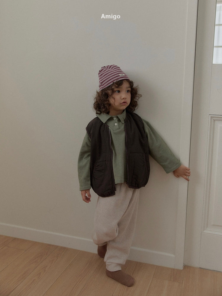 韓國童裝 26秋| AM02 Balen Quilted Vest 背心  (80-120)