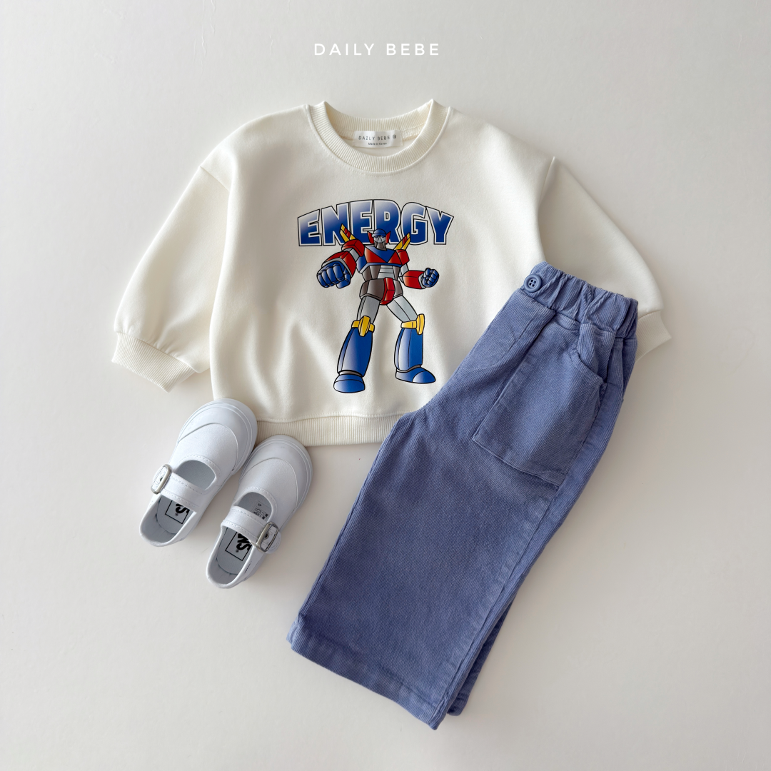 韓國童裝 26秋| DD28 Robot Sweatshirt 衛衣