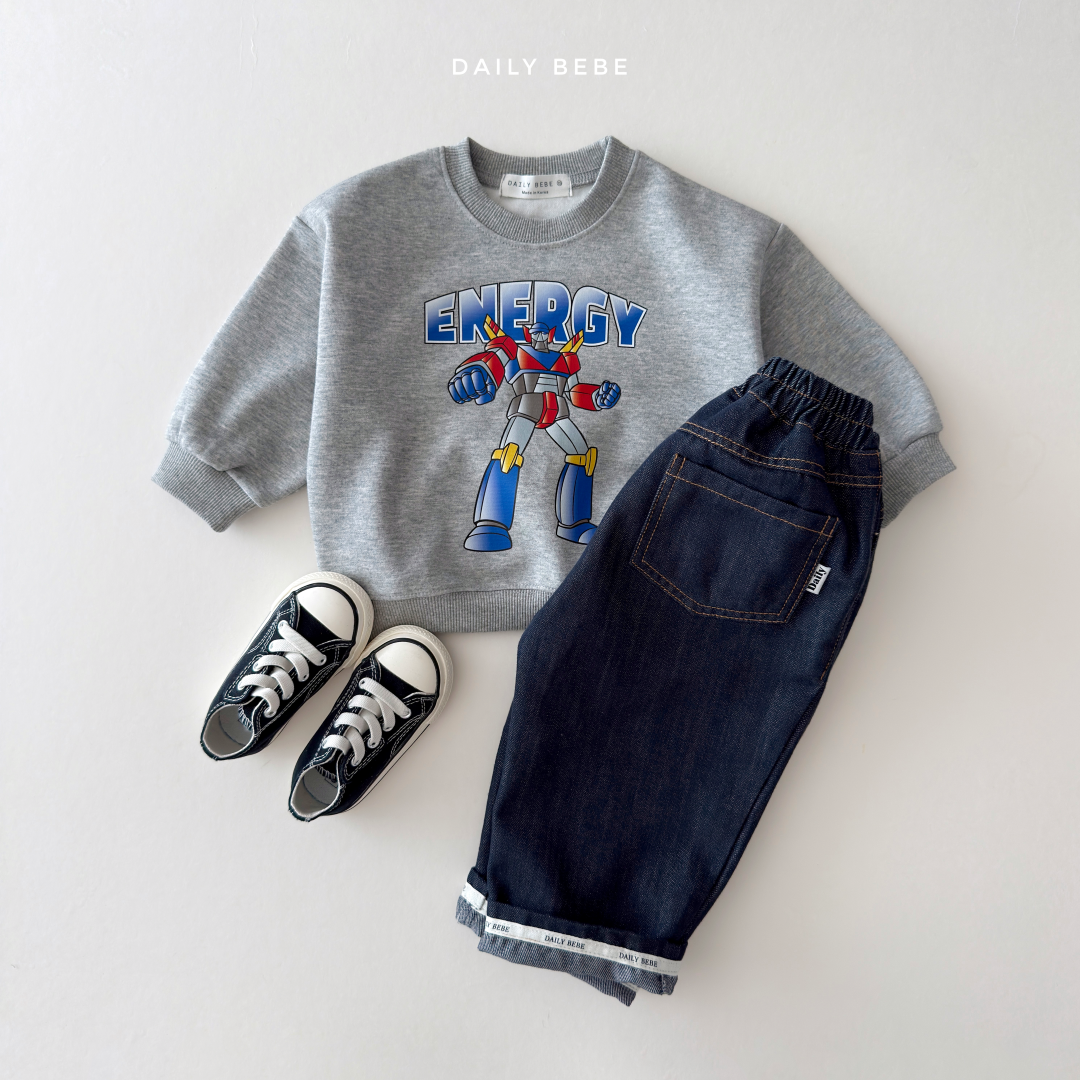 韓國童裝 26秋| DD28 Robot Sweatshirt 衛衣