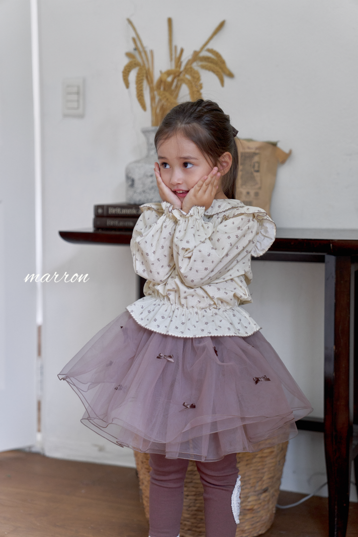 韓國童裝 26秋| MA15 French Blouse 上衣