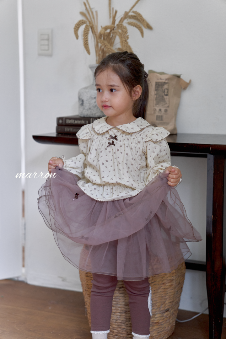 韓國童裝 26秋| MA15 French Blouse 上衣