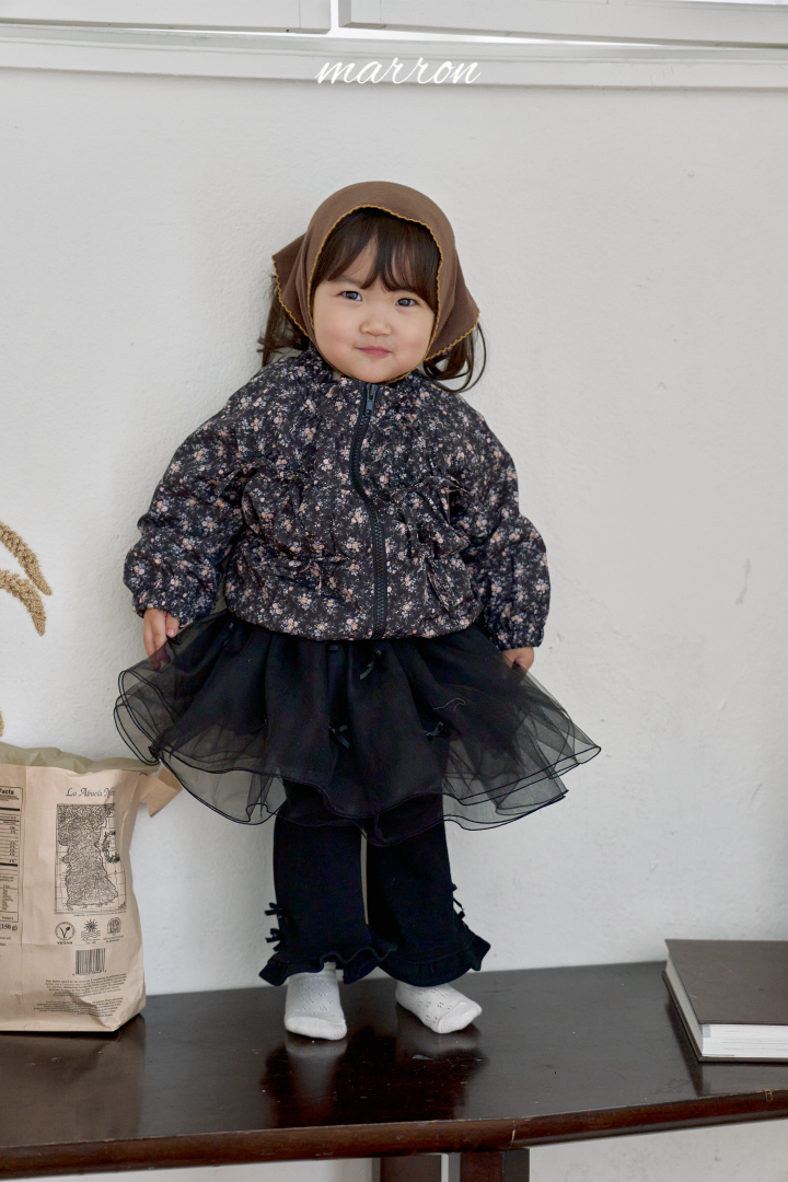 韓國童裝 26秋| MA24 Ribbon Mesh Skirt 裙子