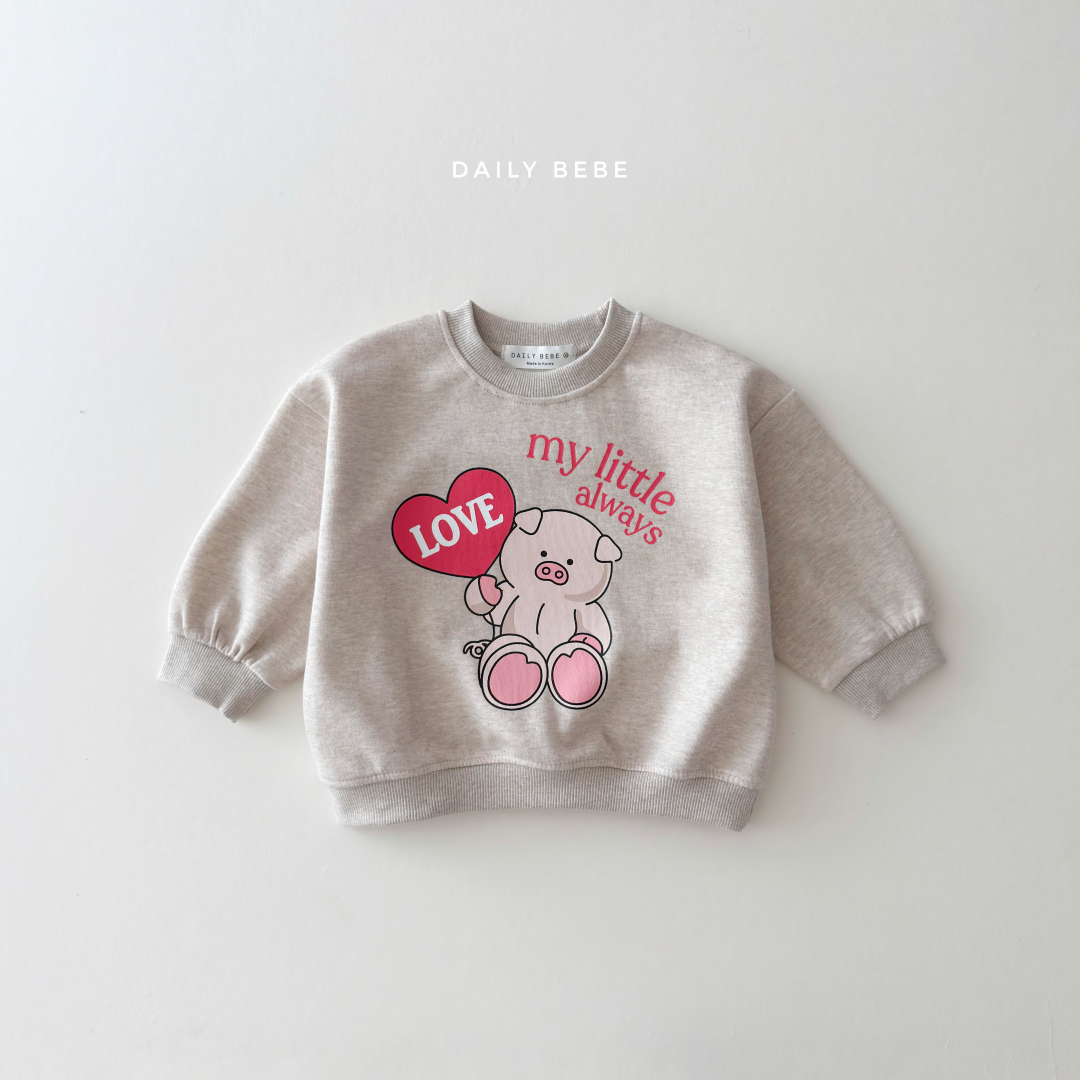韓國童裝 26秋| DD23 My Little Sweatshirt 衛衣