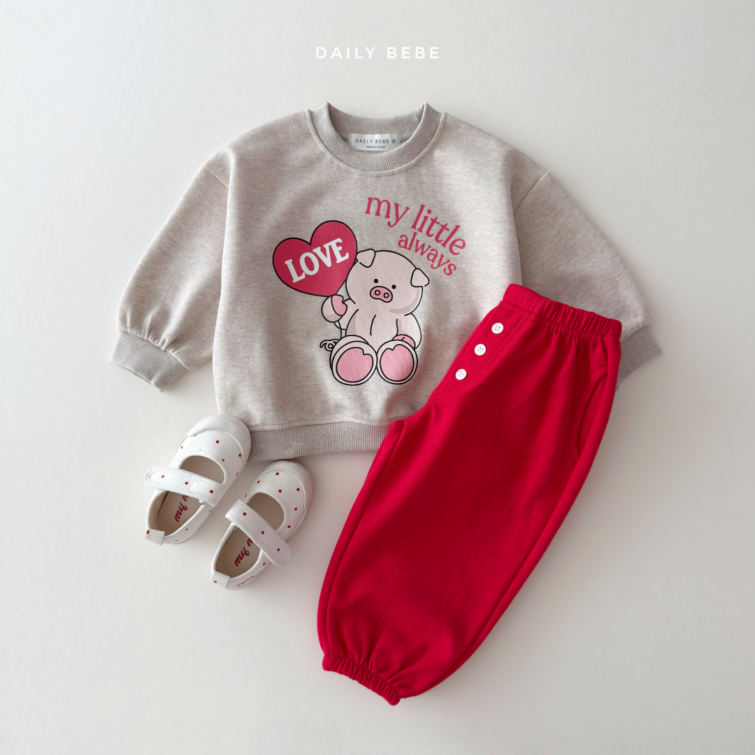 韓國童裝 26秋| DD23 My Little Sweatshirt 衛衣