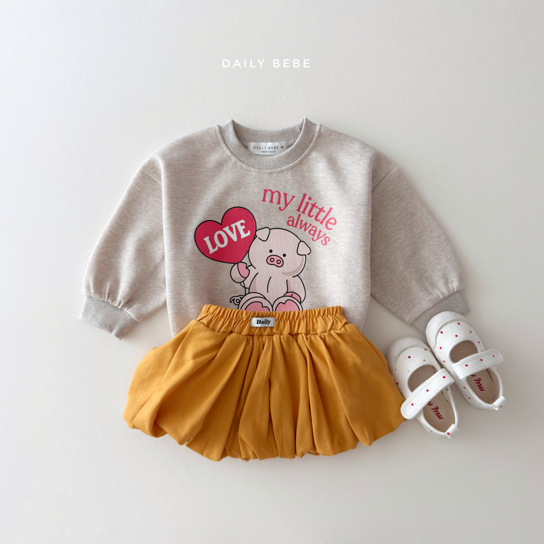 韓國童裝 26秋| DD23 My Little Sweatshirt 衛衣