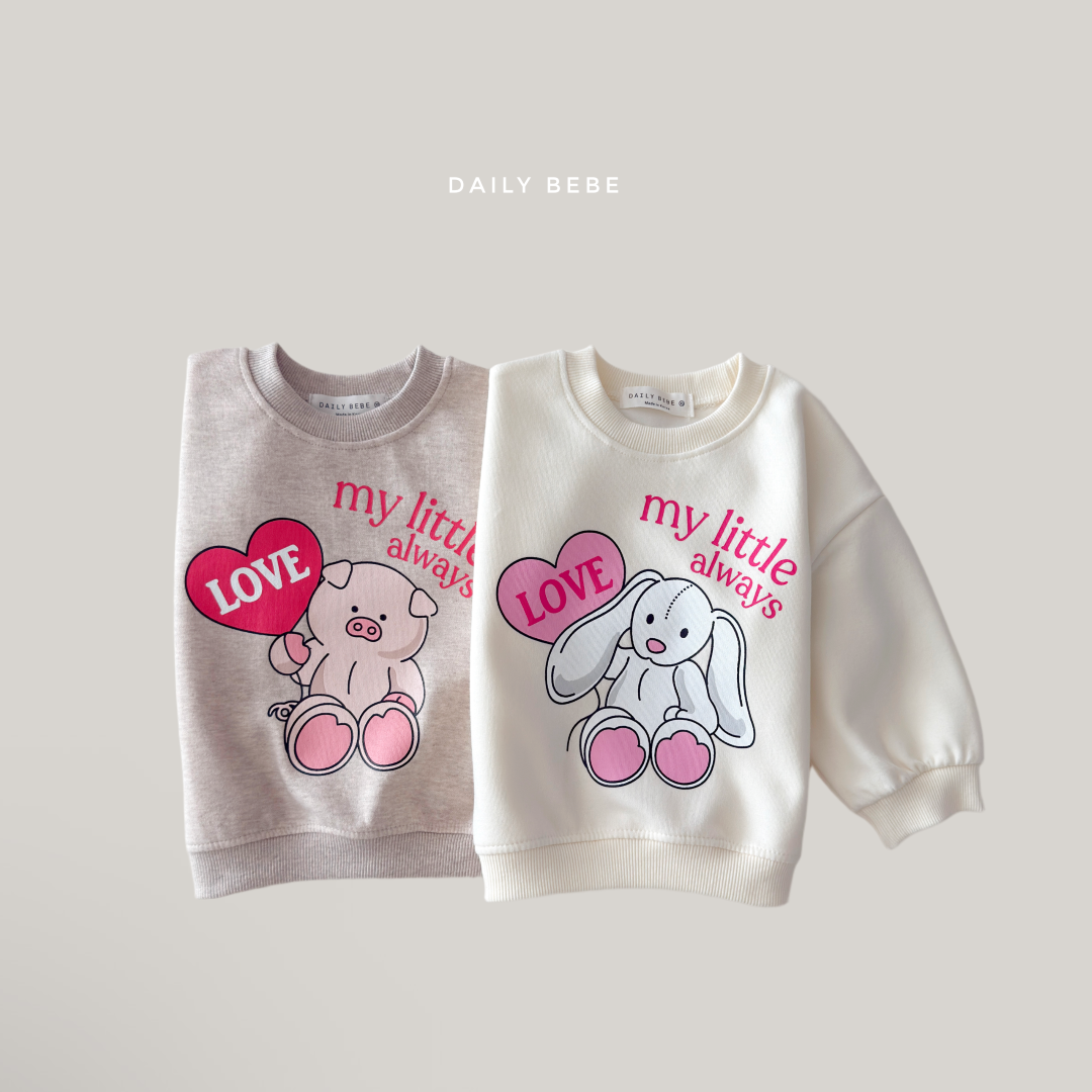 韓國童裝 26秋| DD23 My Little Sweatshirt 衛衣
